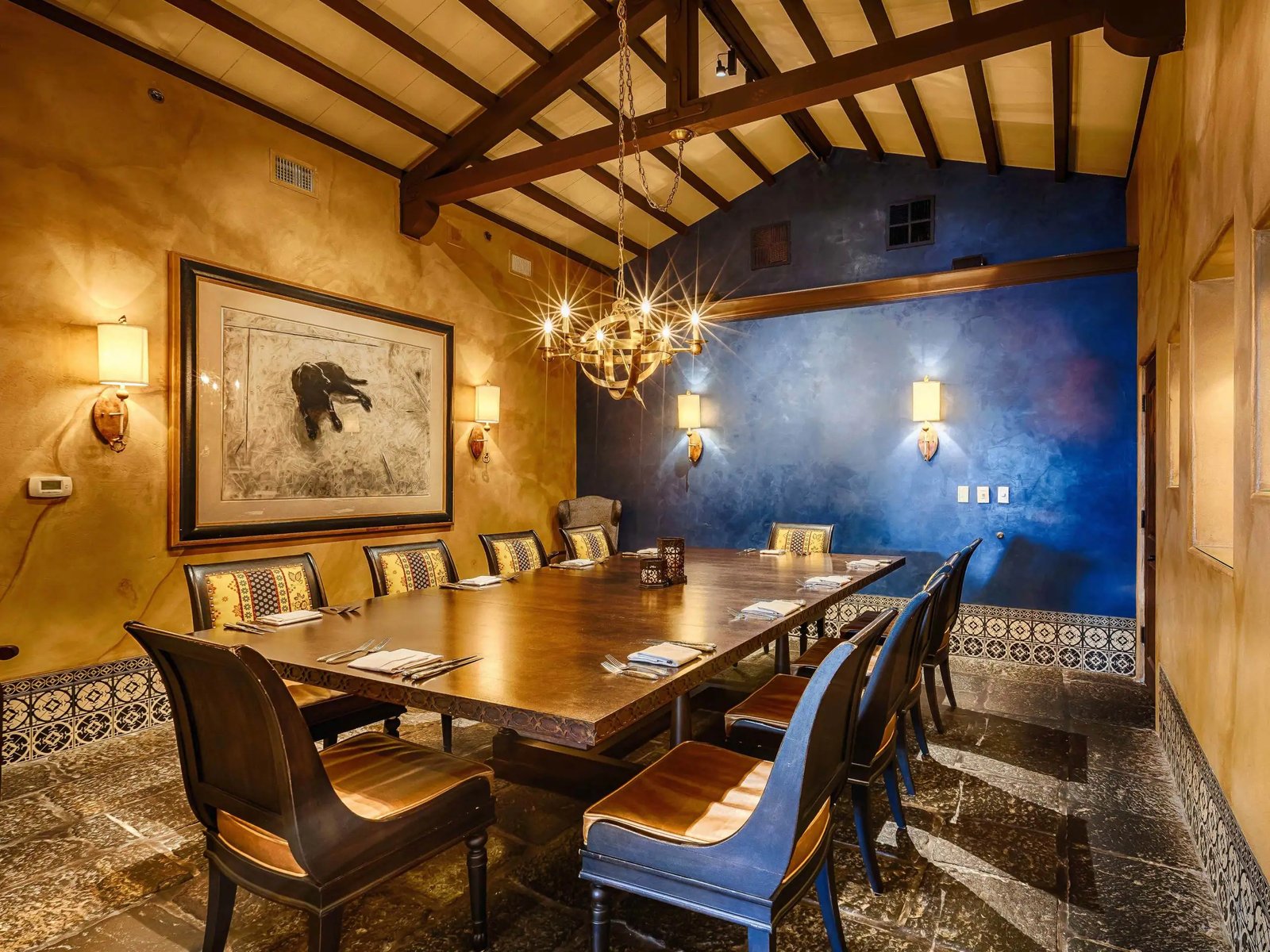 Royal Palms Resort and Spa, at the table