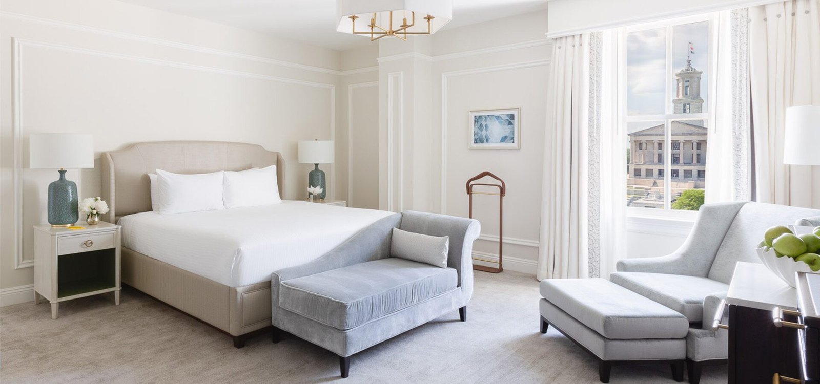 The Hermitage Hotel, rooms