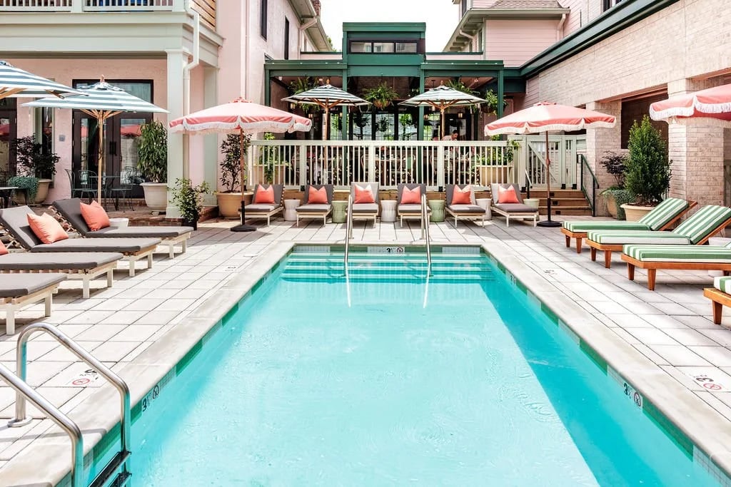 The Chloe Nashville, the pool