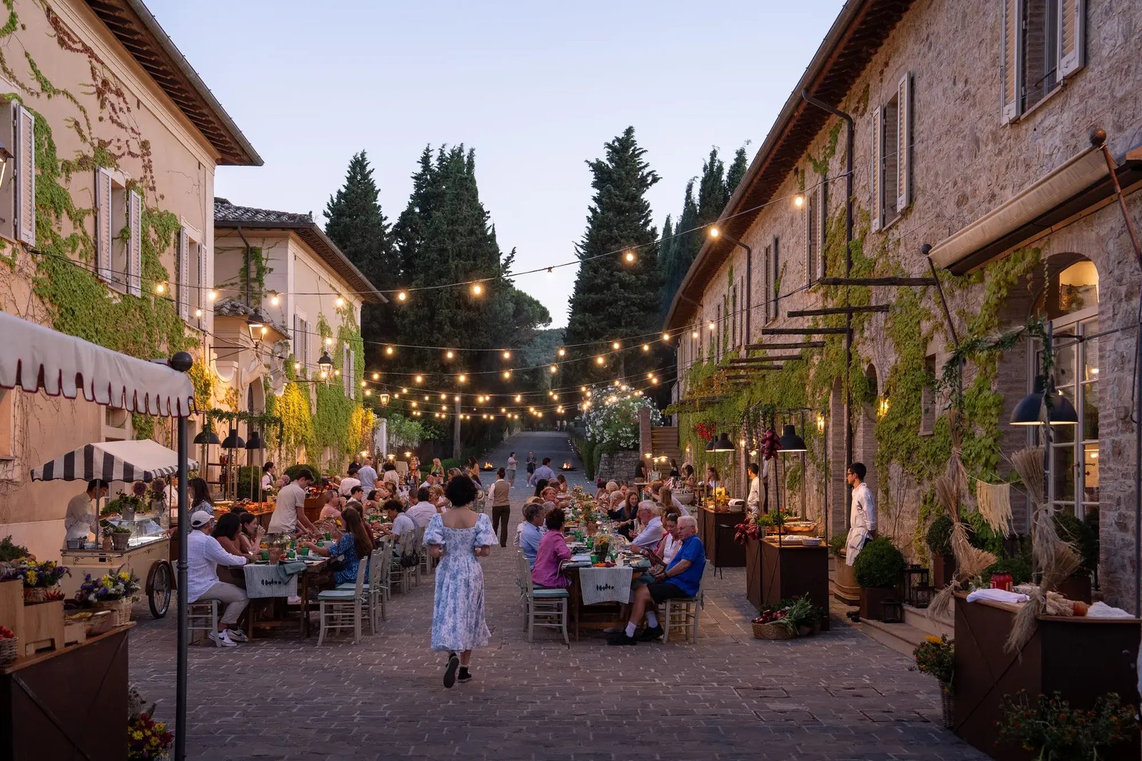 Castiglion del Bosco, A Rosewood Hotel, at the table