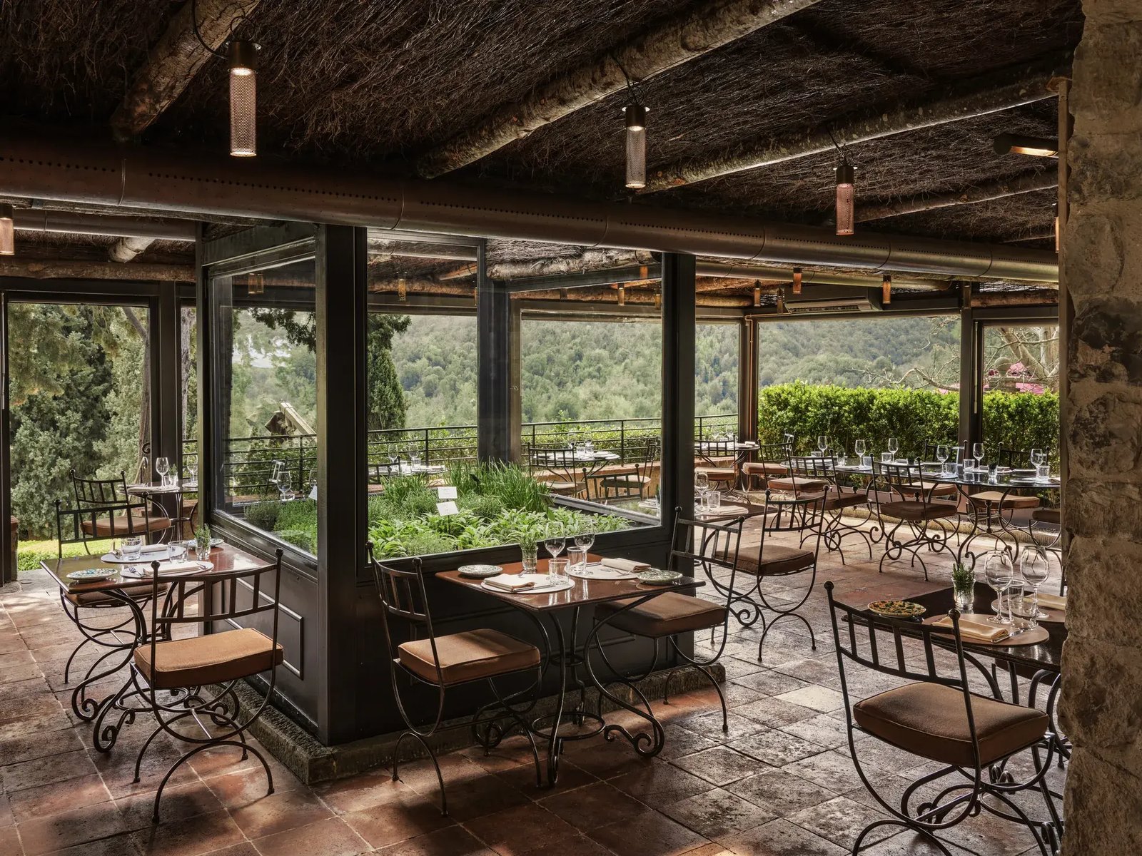 Castiglion del Bosco, A Rosewood Hotel, at the table