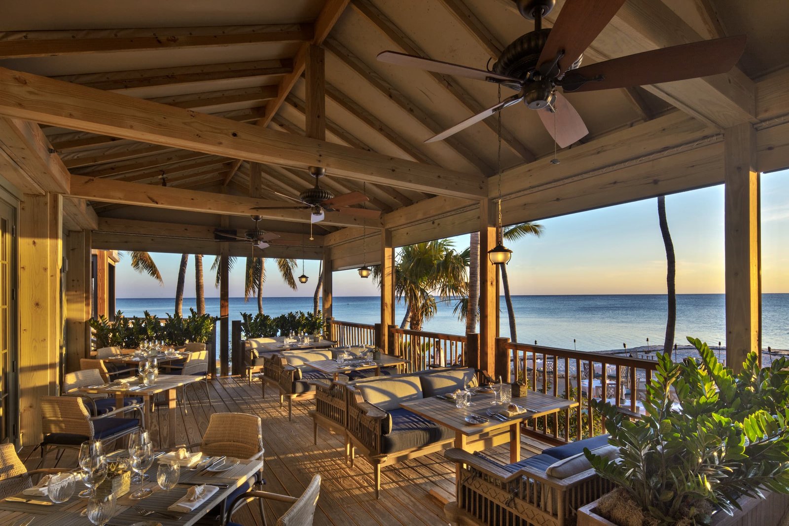 Little Palm Island, the dining room
