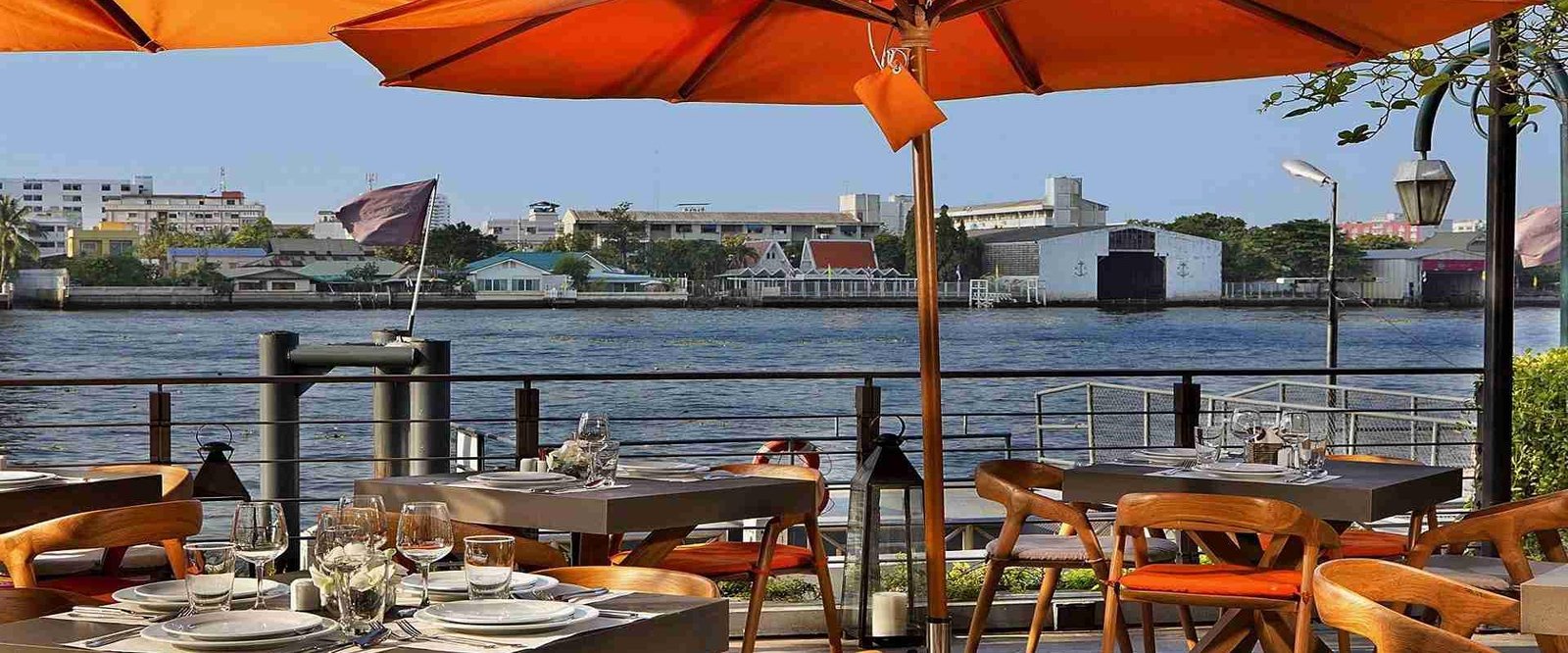 Riva Surya Bangkok, at the table