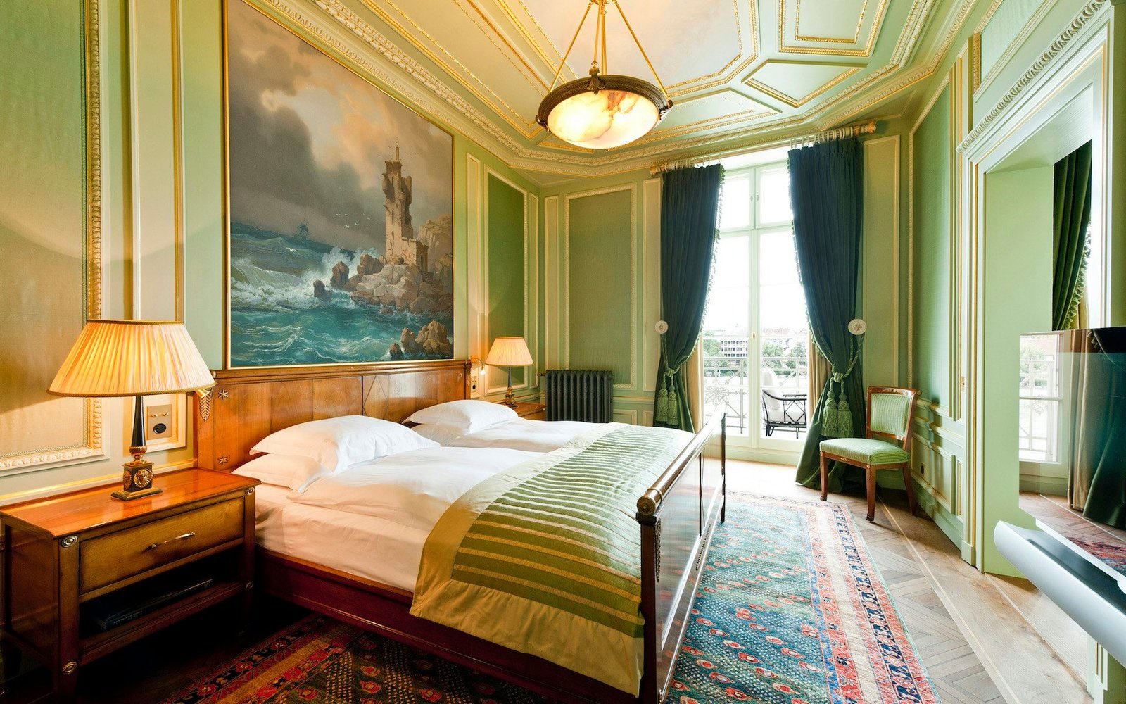 Grand Hotel Les Trois Rois, rooms