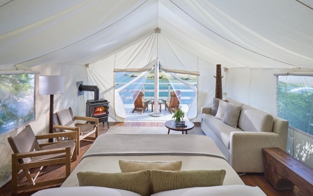 Clayoquot Wilderness Lodge, rooms
