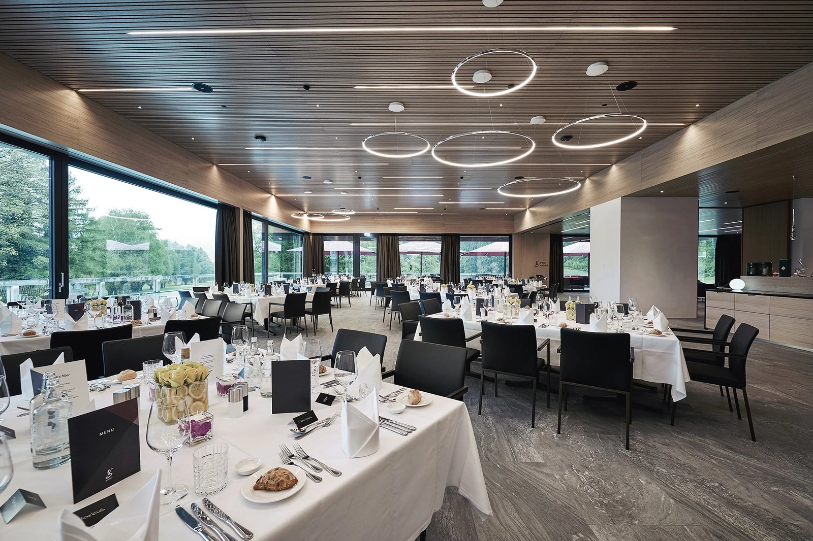 Grand Resort Bad Ragaz, at the table