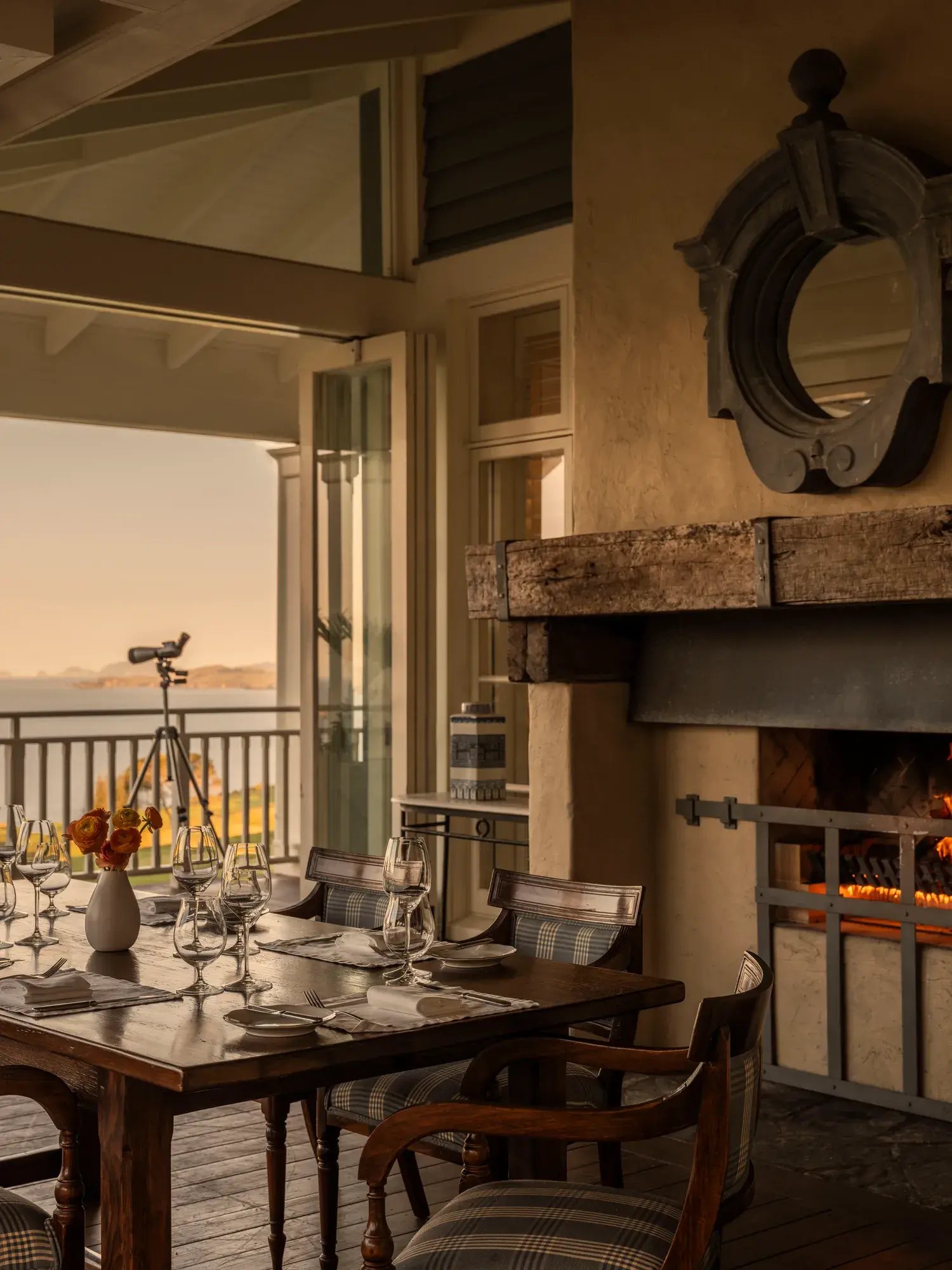 Rosewood Kauri Cliffs, at the table