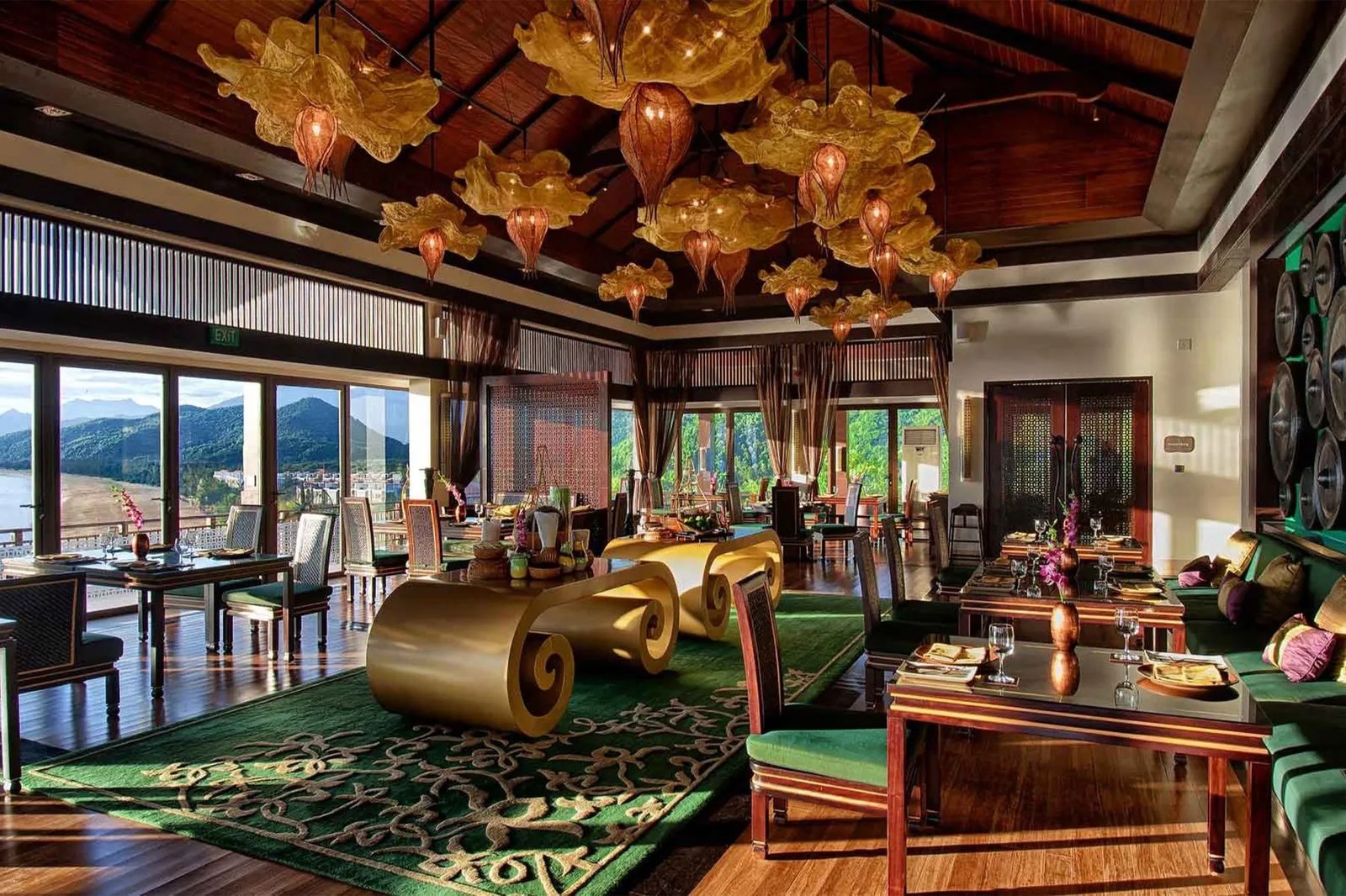 Banyan Tree Lang Co Vietnam, at the table