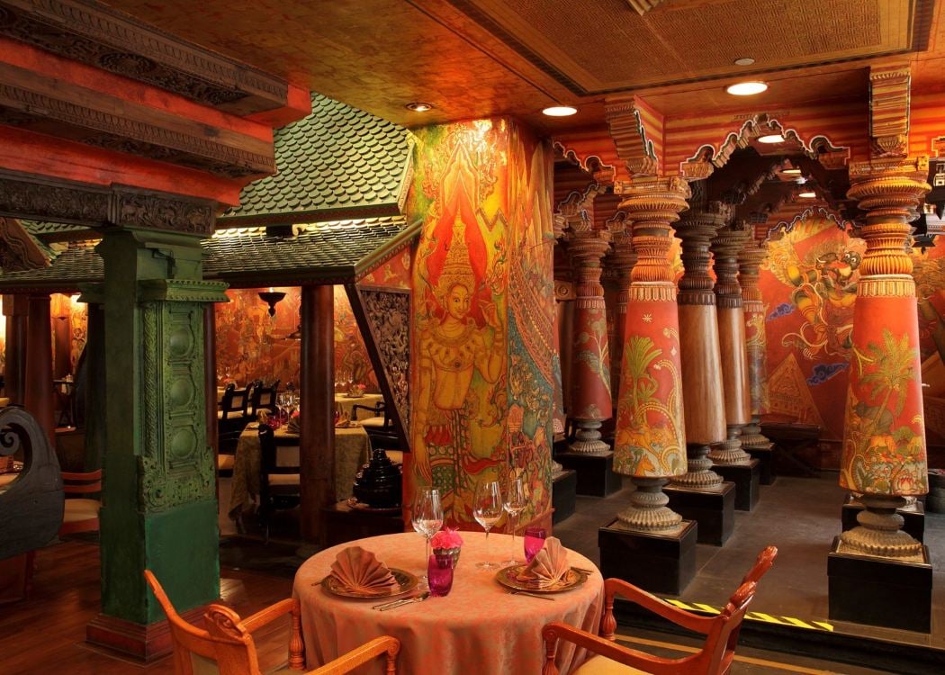 The Imperial New Delhi, at the table