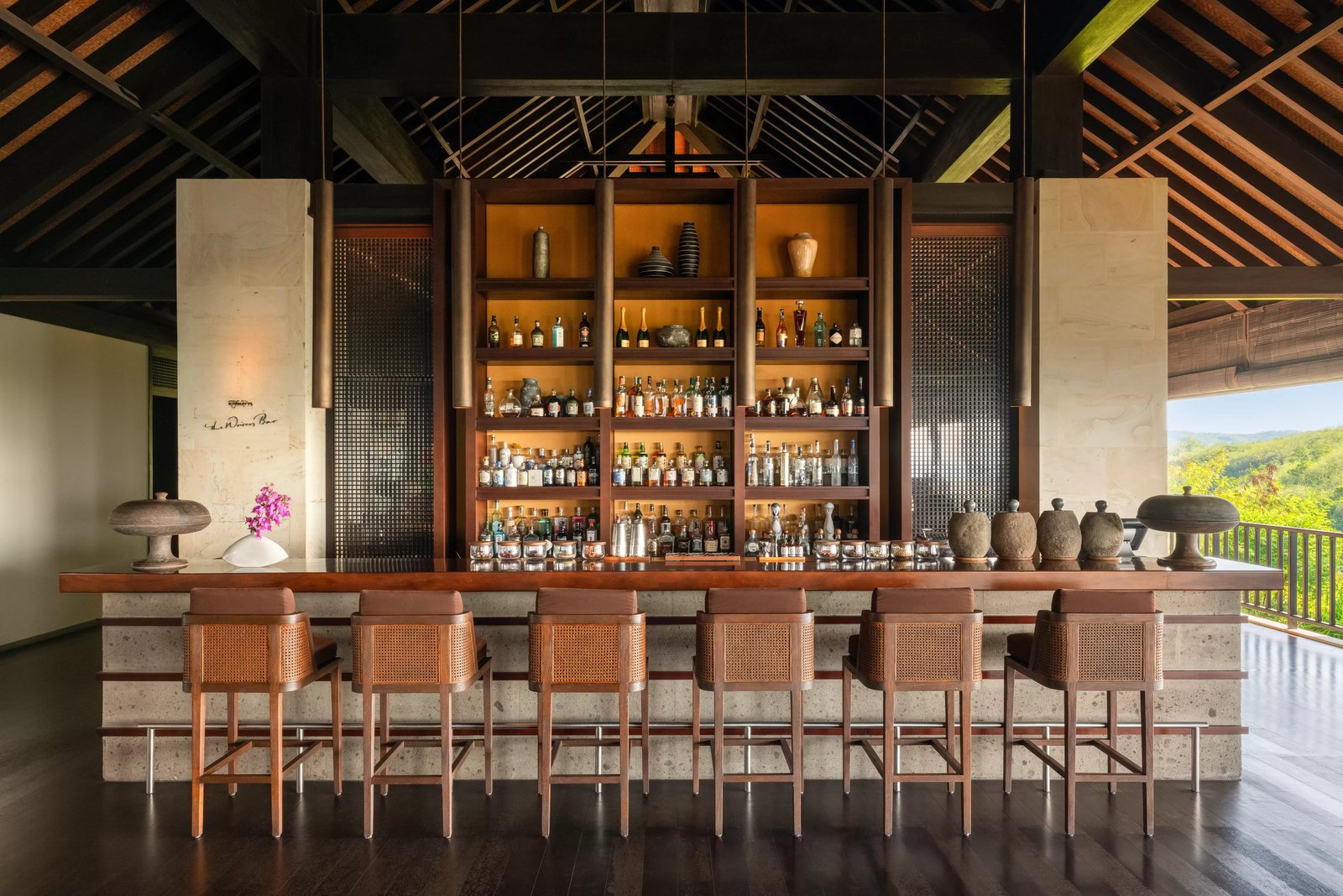 Raffles Bali, at the table