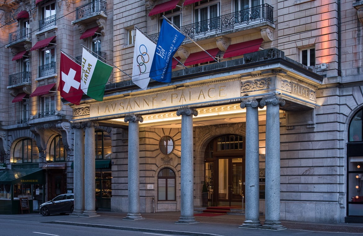 Lausanne Palace, how it began
