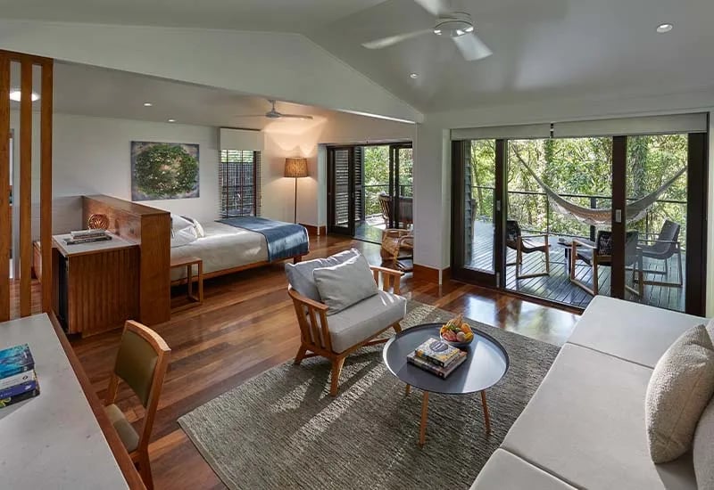 Silky Oaks Lodge, rooms