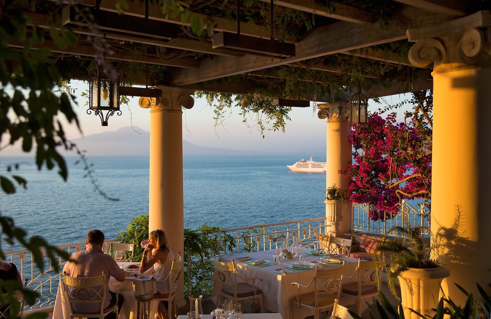 Hotel Bellevue Syrene, la pergola restaurant