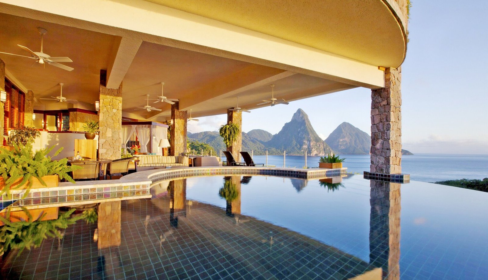 Jade Mountain Resort, rooms
