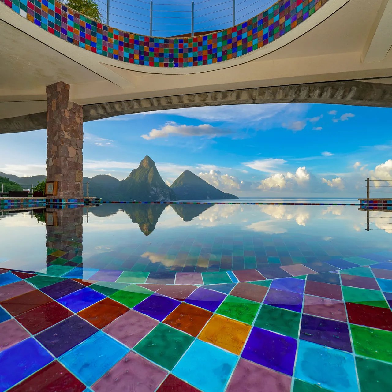 Jade Mountain Resort, eat & drink