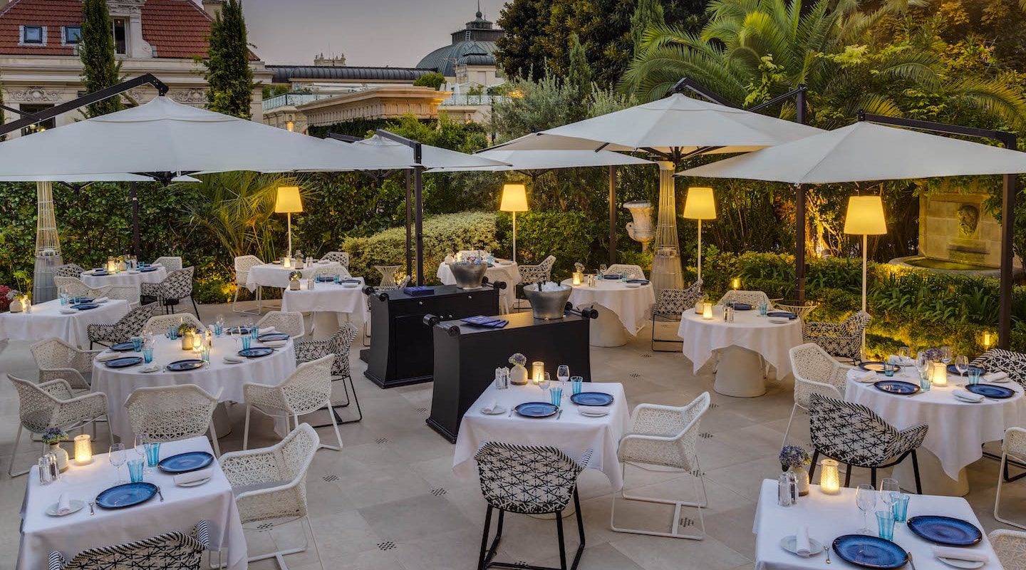 Hotel Metropole, Monte Carlo, at the table