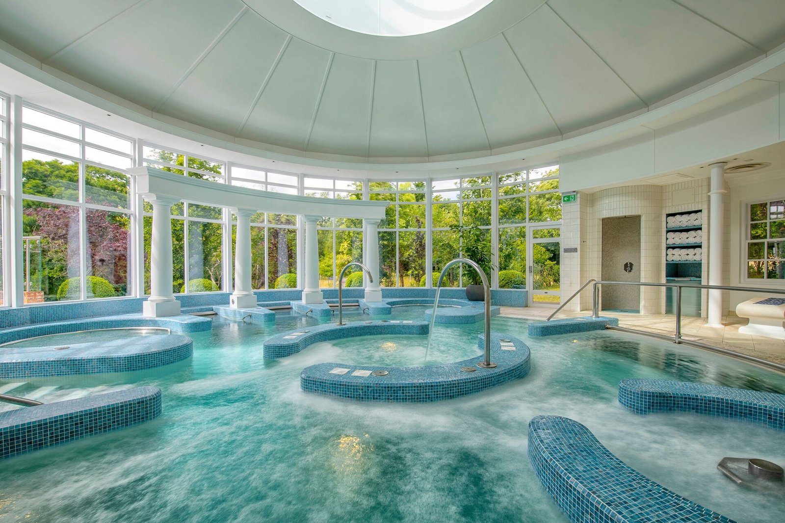 Chewton Glen Hotel & Spa, hydrotherapy and tennis