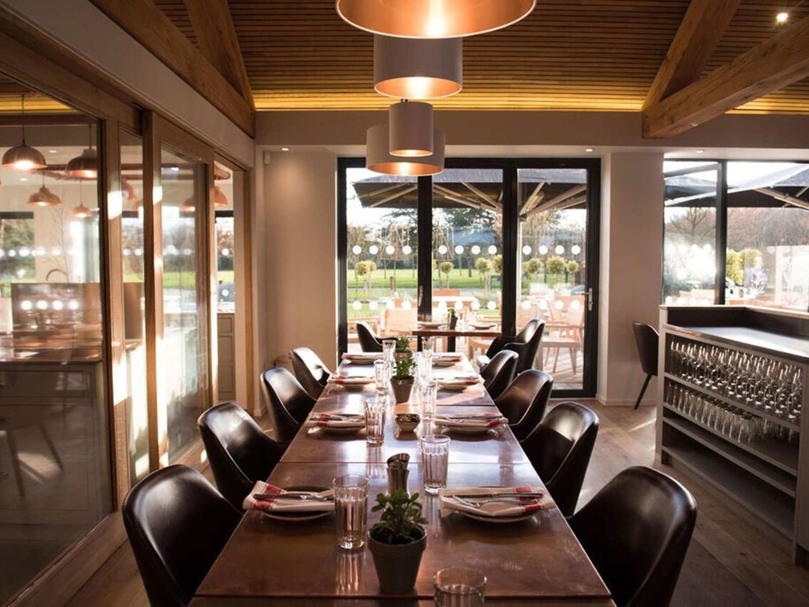 Chewton Glen Hotel & Spa, at the table