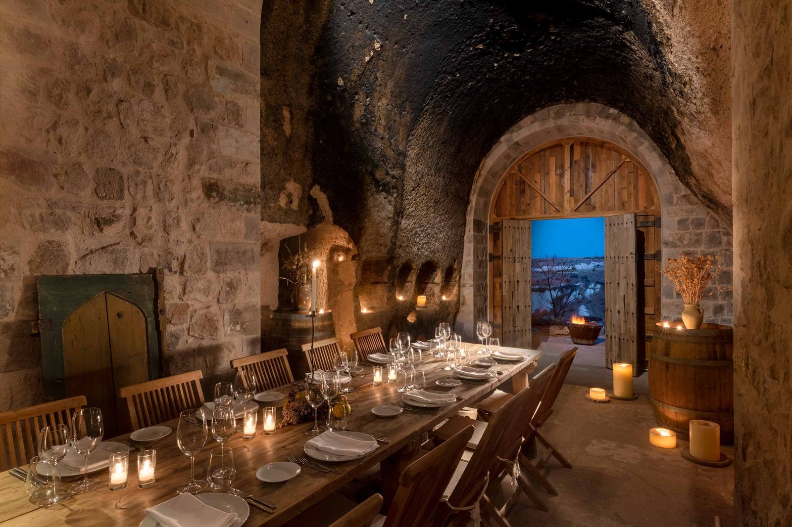 Argos in Cappadocia, at the table