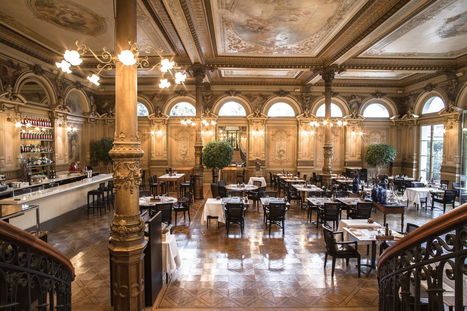 Victoria-Jungfrau Grand Hotel & Spa, at the table