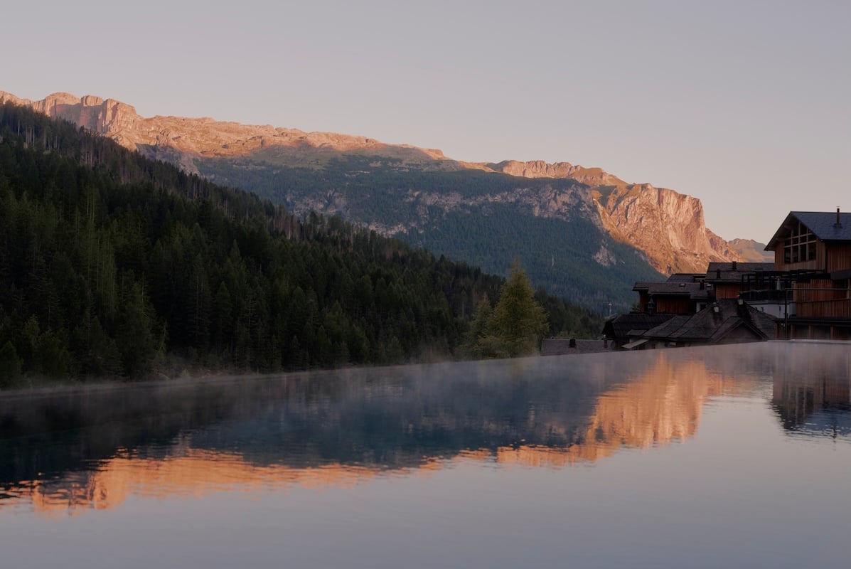 Aman Rosa Alpina, the pool