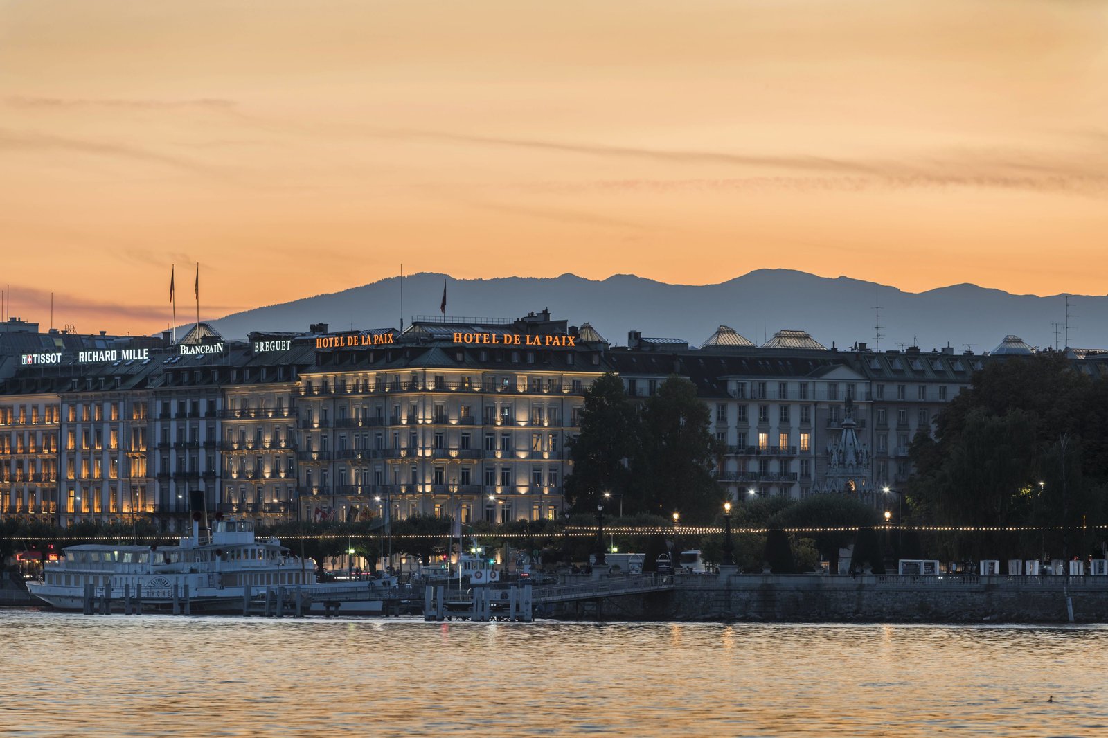 The Ritz-Carlton Hotel de la Paix, Geneva, backstory