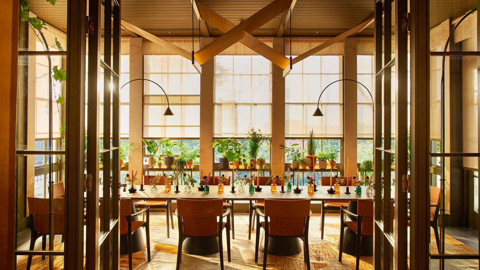 Coworth Park, at the table