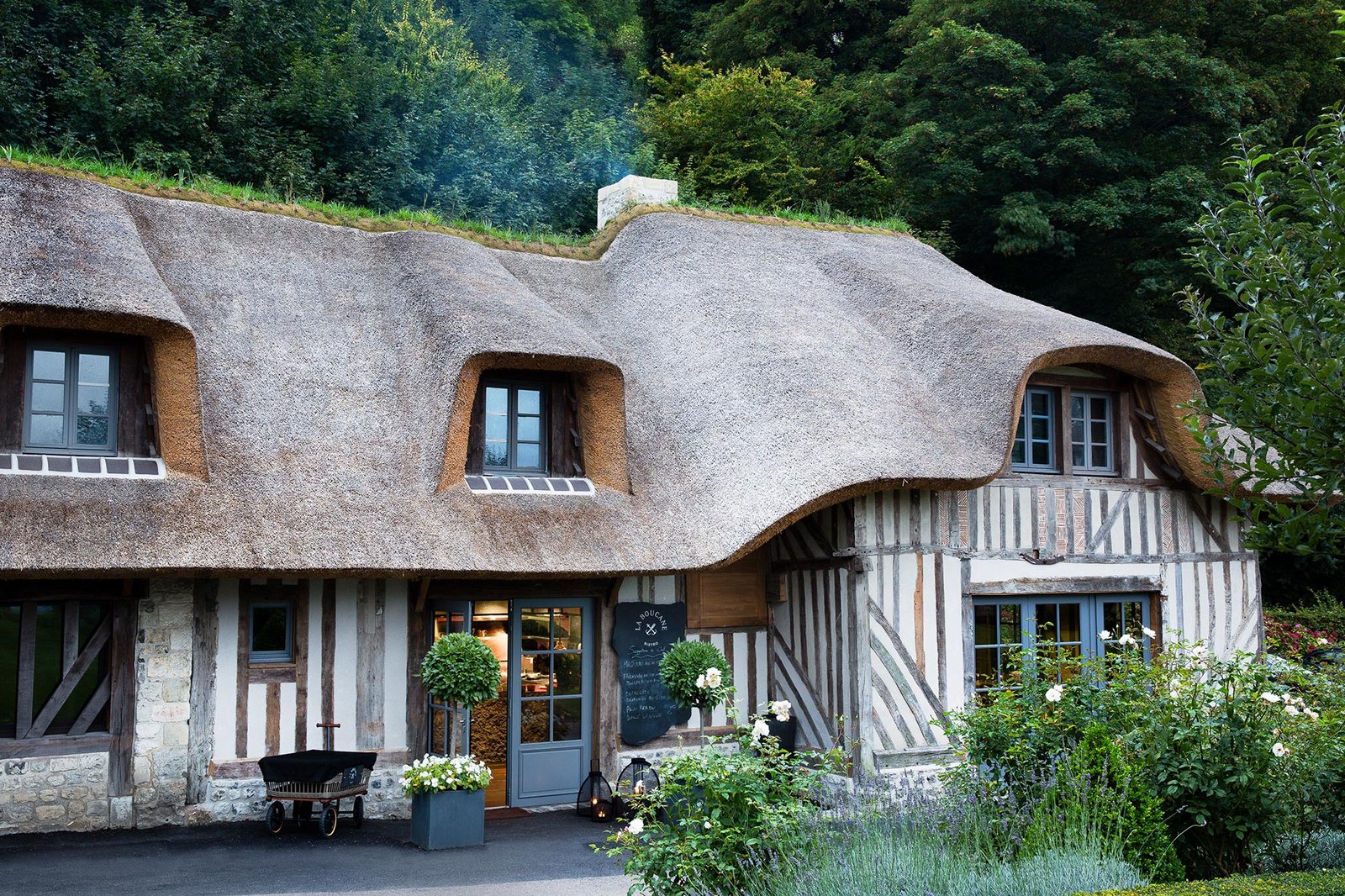 La Ferme Saint Siméon Hôtel & Spa, la boucane