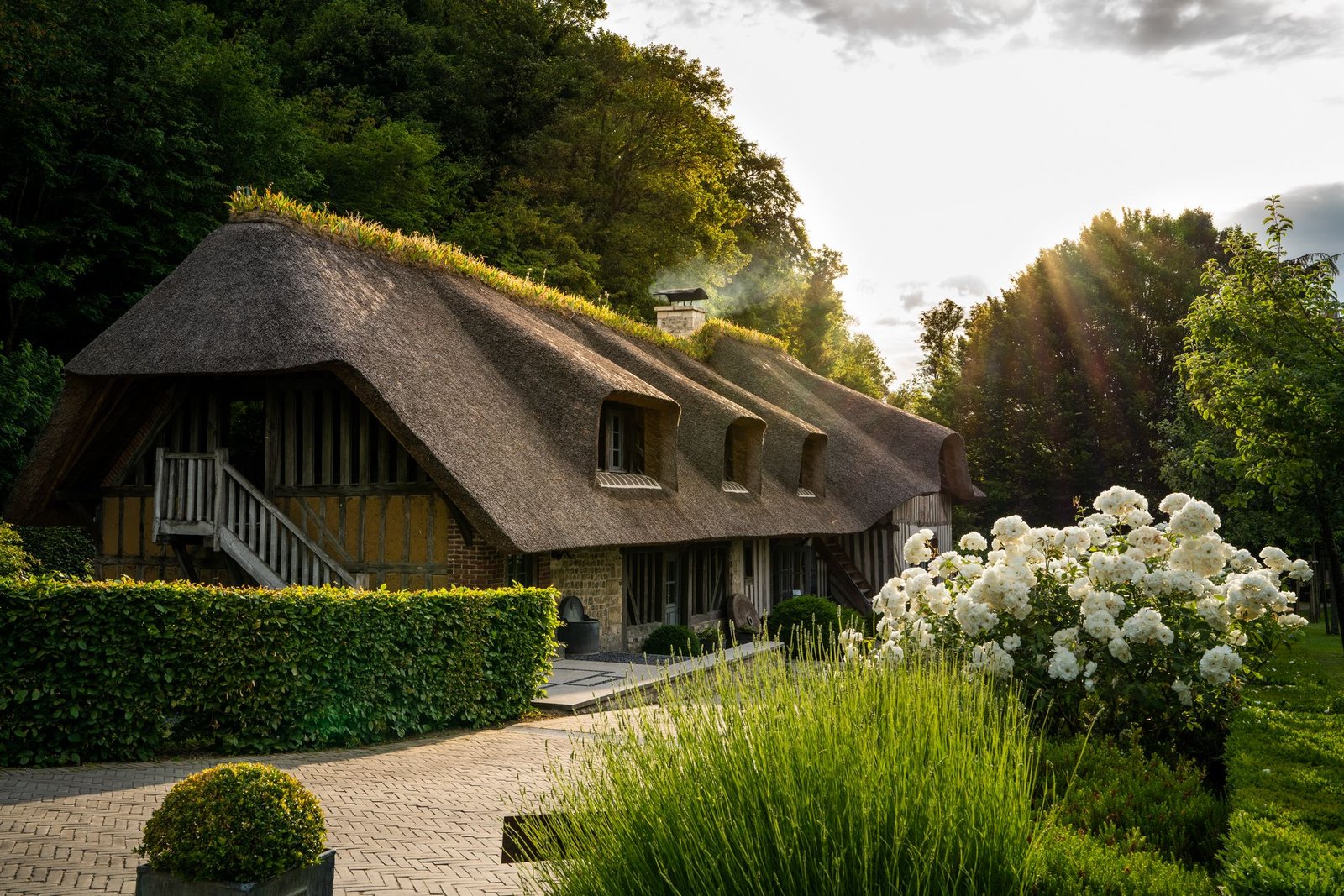 La Ferme Saint Siméon Hôtel & Spa, la boucane