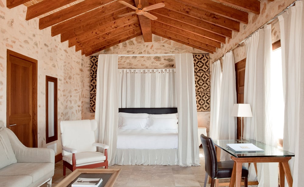 Cap Rocat, rooms