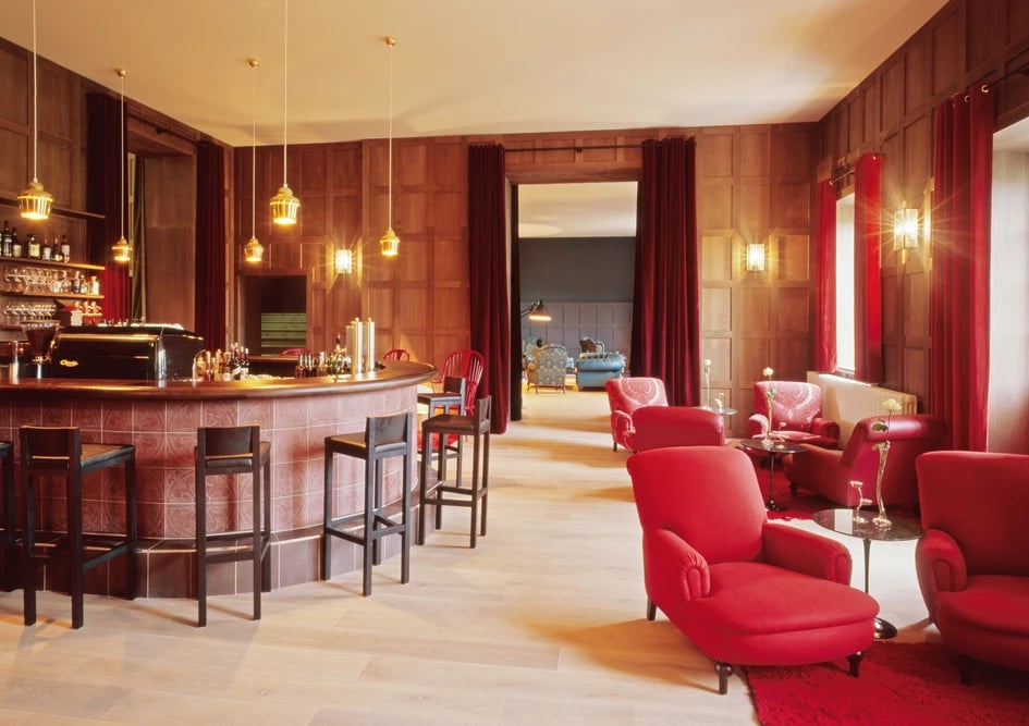 Das Kranzbach, hotel bar and wine cellar