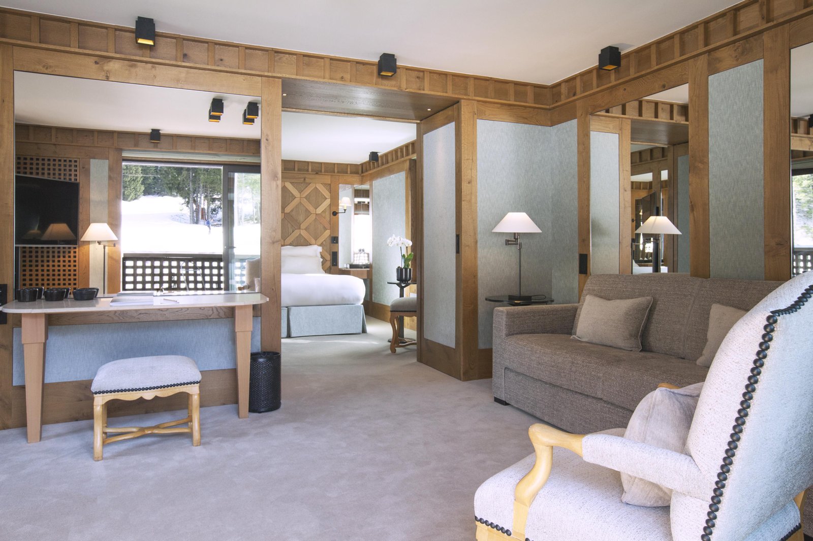 Aman Le Mélézin, rooms