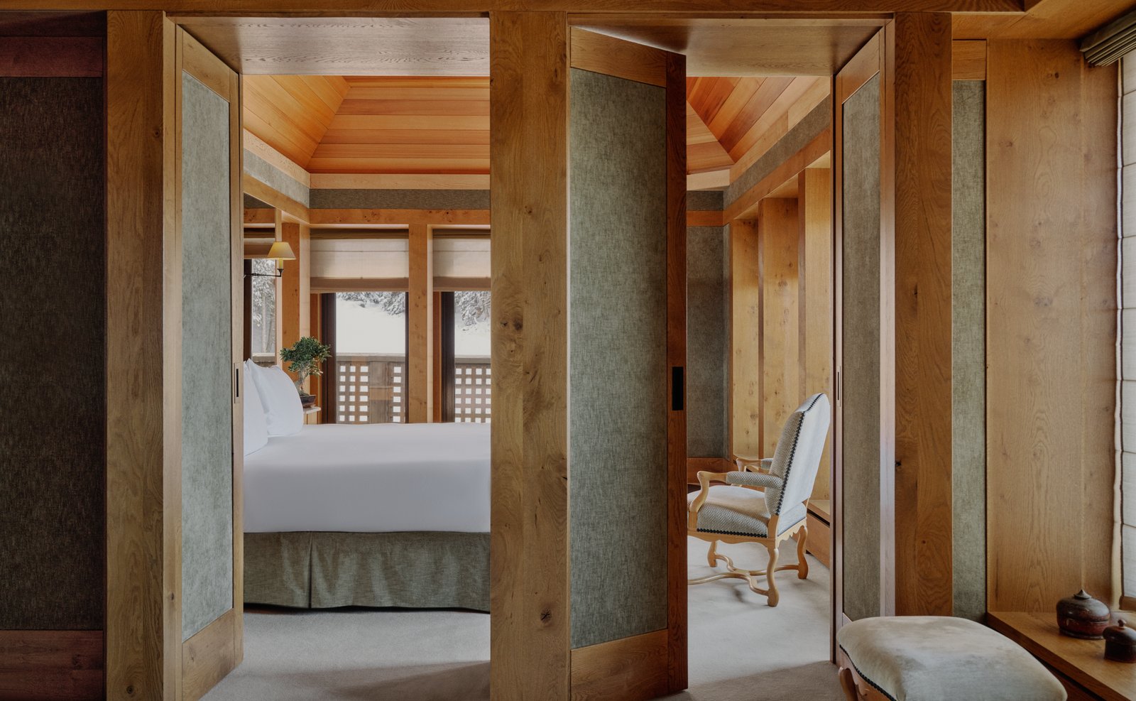 Aman Le Mélézin, rooms