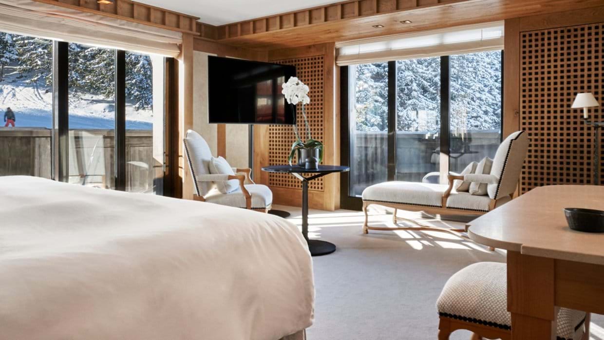 Aman Le Mélézin, rooms