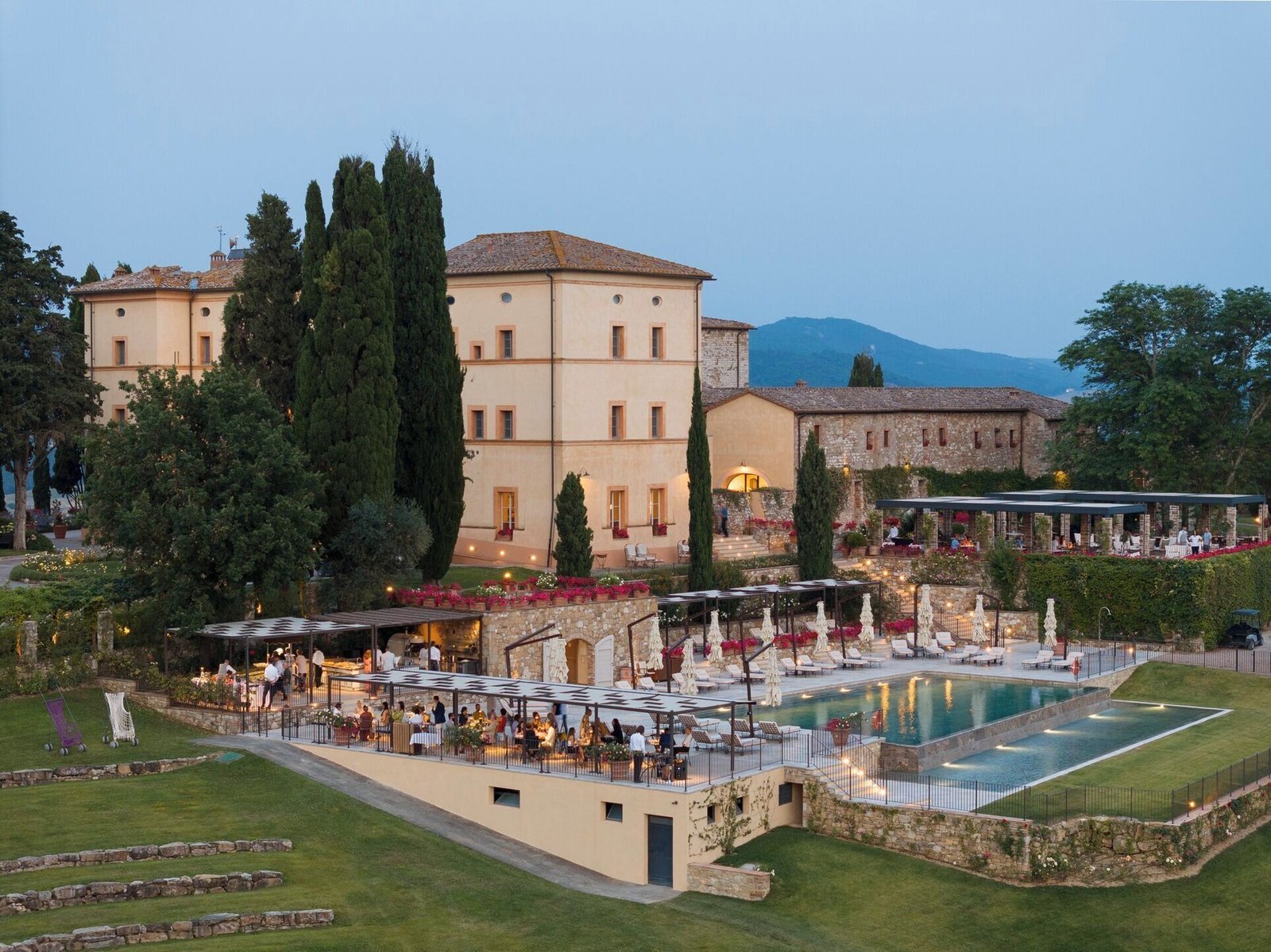 Castello di Casole, A Belmond Hotel, Tuscany, the pool