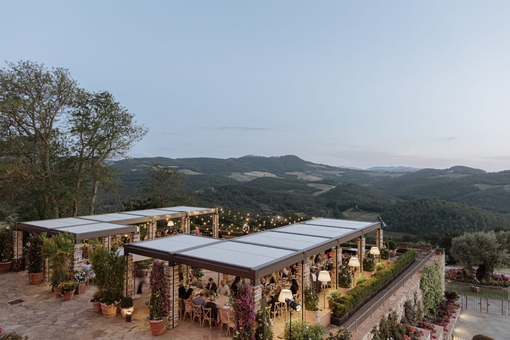 Castello di Casole, A Belmond Hotel, Tuscany, at the table
