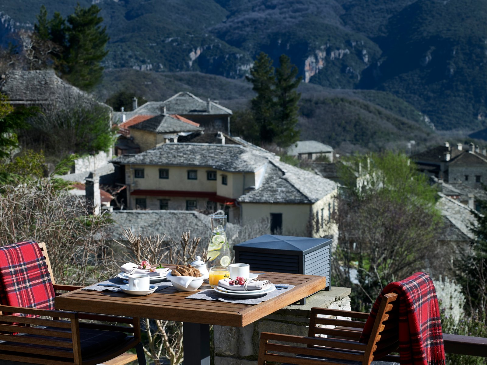 Aristi Mountain Resort Hotel, at the table