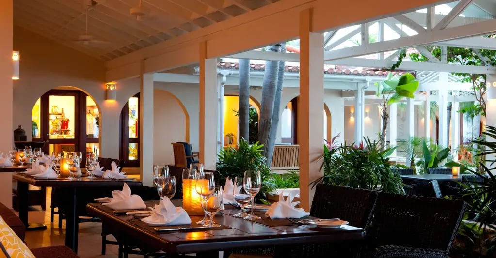 Jumby Bay Island, eat & drink