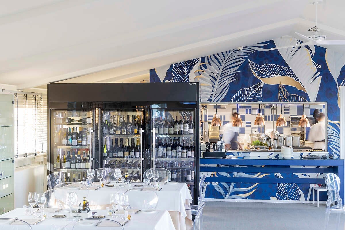 Grand Hotel Principe di Piemonte, at the table