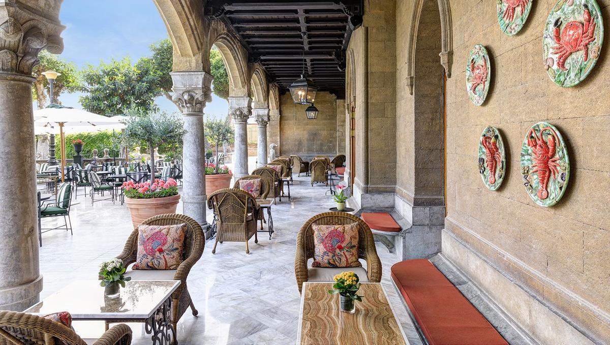 Villa Igiea, at the table