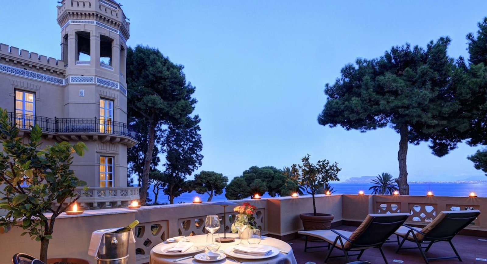 Villa Igiea, at the table