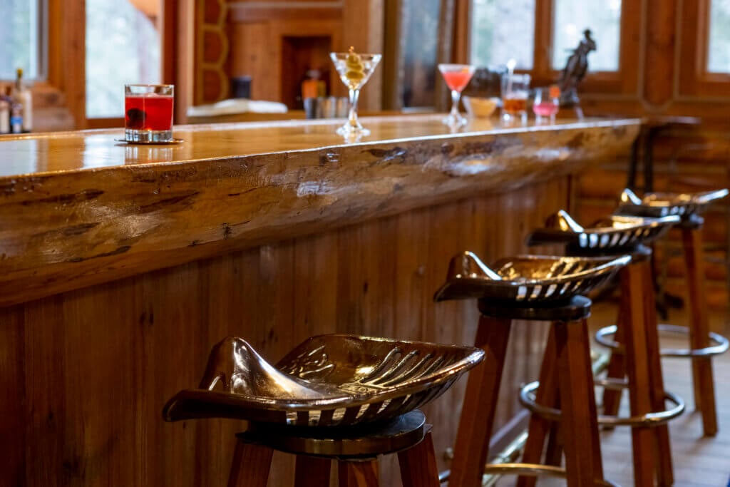 Triple Creek Ranch, rooftop lounge & bar