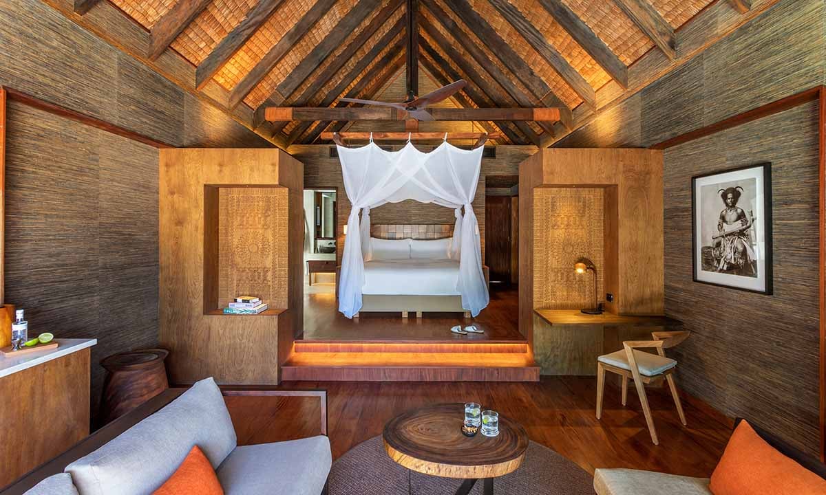 Six Senses Fiji, rooms
