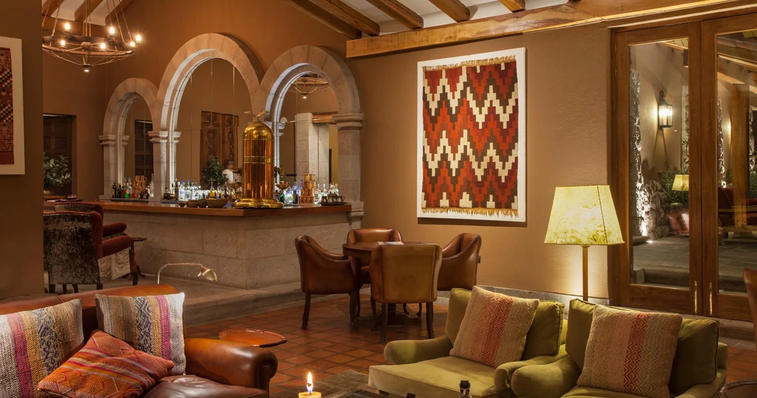 Inkaterra Hacienda Urubamba, the bar & lounge