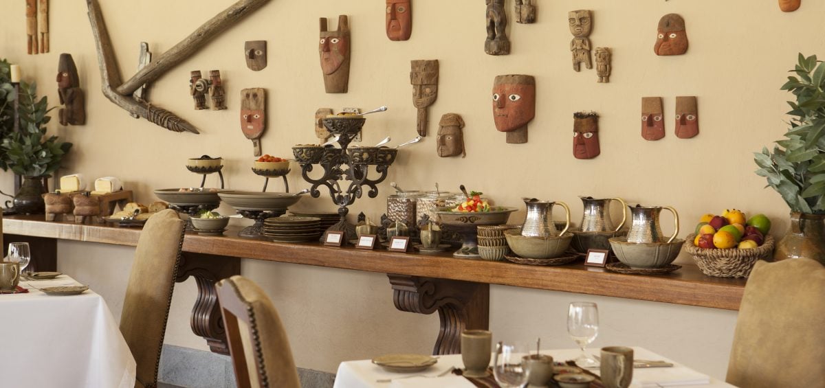 Inkaterra Hacienda Urubamba, dining room & terrace