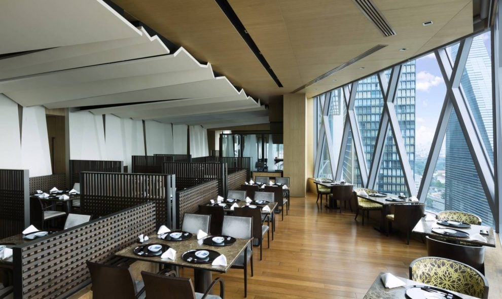 The Okura Prestige Bangkok, at the table