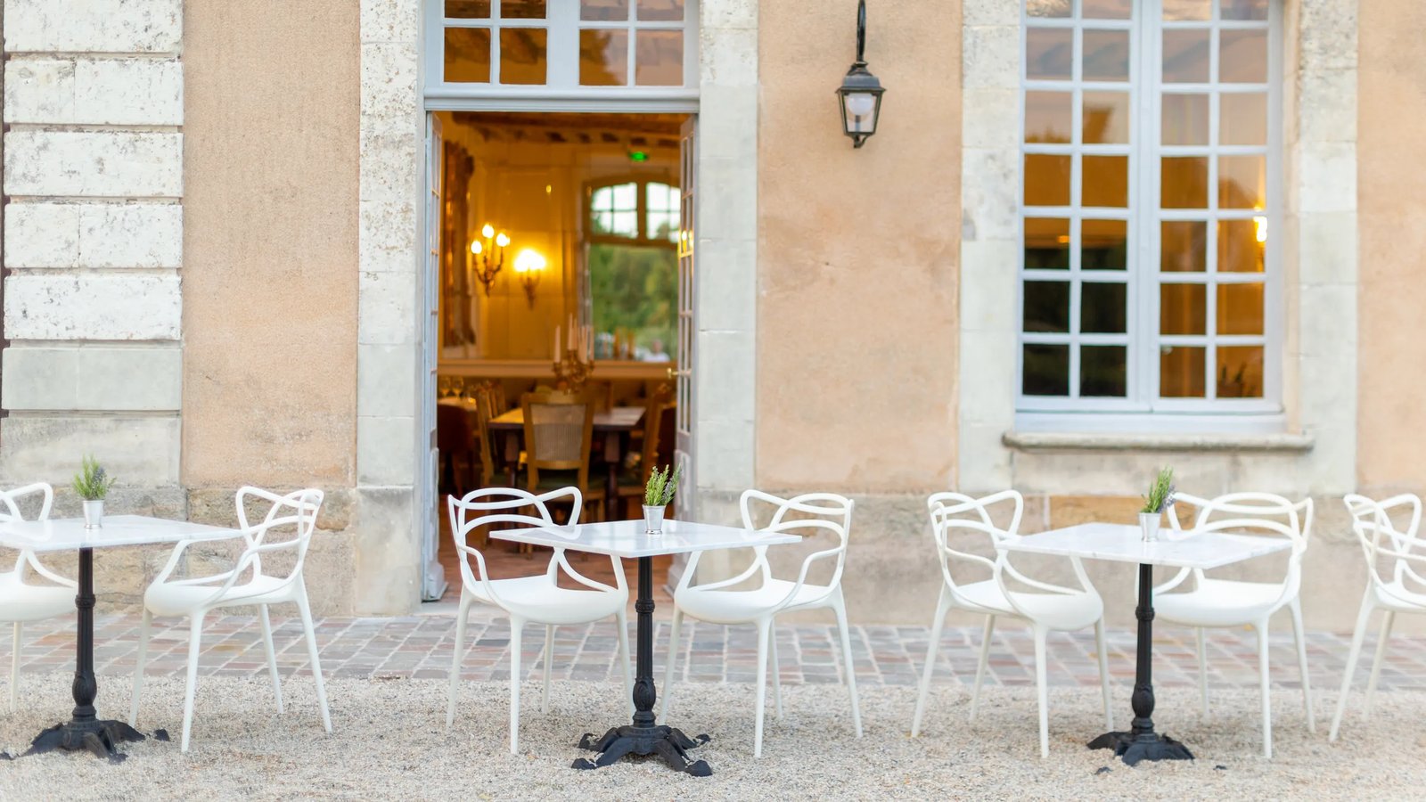 Hotel Château du Grand-Lucé, at the table