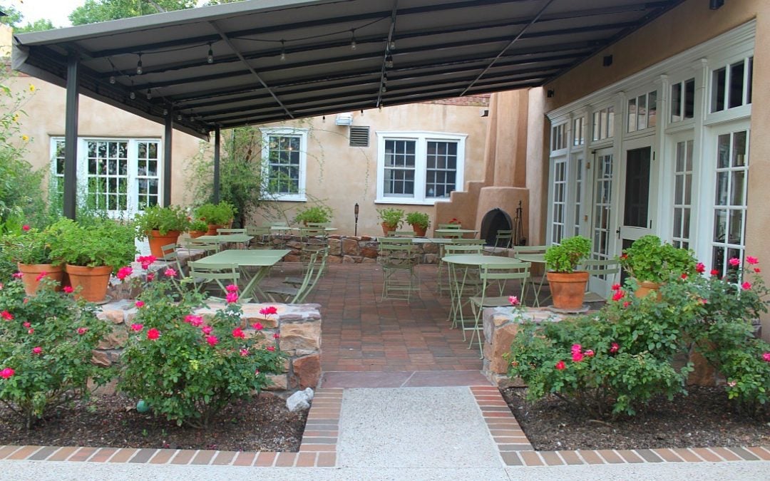 Los Poblanos Historic Inn & Organic Farm, at the table