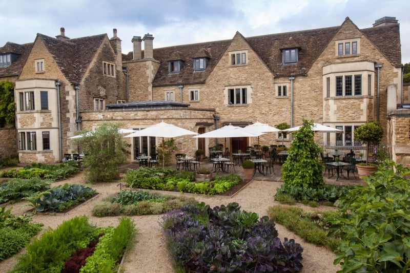 Whatley Manor Hotel & Spa, at the table