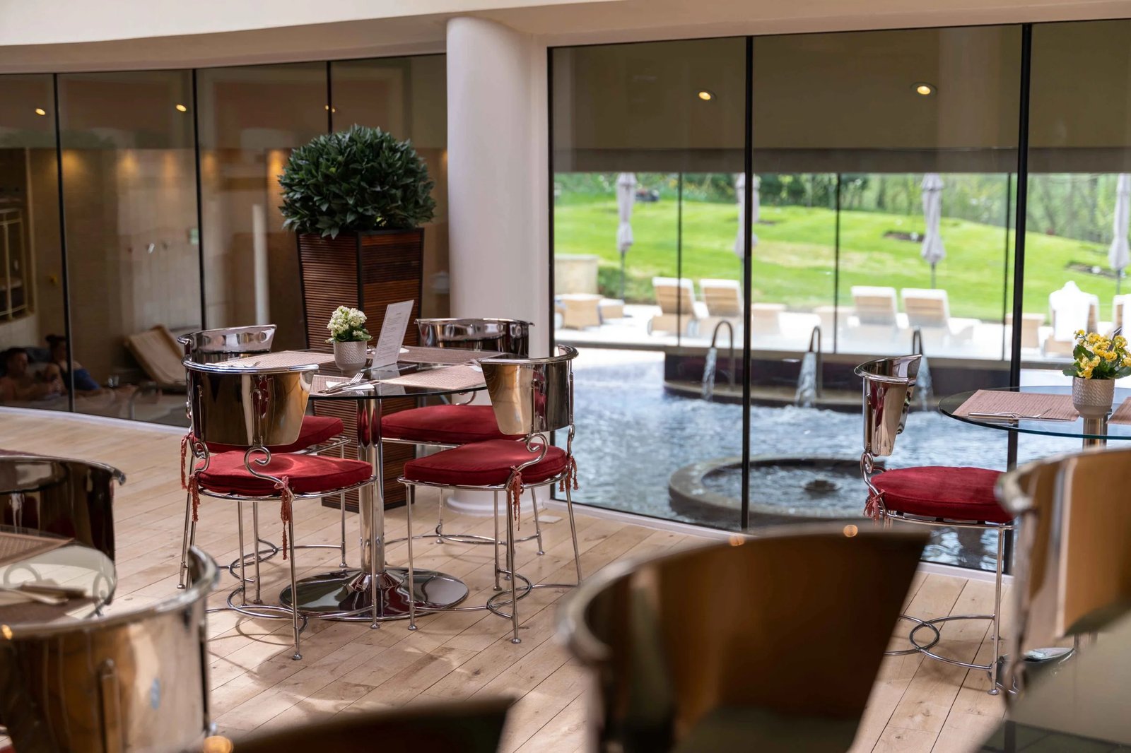 Whatley Manor Hotel & Spa, at the table